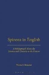 Spinoza In English, A Bibliography