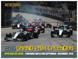 Autocourse 2016 Grand Prix Calendar