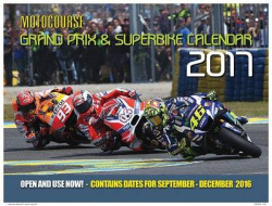 Motocourse 2017 Grand Prix & Superbike Calendar - Contains Dates for September - December 2016