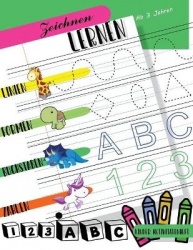Zeichnen lernen Linien Formen Buchstaben Zahlen - Kinder Aktivitatenheft Ab 3 Jahren zum Zeichnen von Linien, Formen, Buchstaben