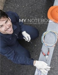 My NOTEBOOK: Dot Grid Workers Pride Collection Notebook for Electricians - 101 Pages Dotted Diary Journal Large size (8.5 x 11 i