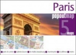 Paris PopOut Map - Pocket-sized, pop up, city map of Paris
