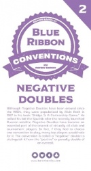 Blue Ribbon Conventions: Negative Doubles