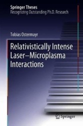 Relativistically Intense Laser–Microplasma Interactions