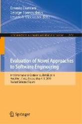 Evaluation of Novel Approaches to Software Engineering - 14th International Conference, ENASE 2019, Heraklion, Crete, Greece, Ma