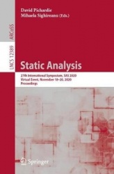 Static Analysis - 27th International Symposium, SAS 2020, Virtual Event, November 18–20, 2020, Proceedings