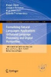 Formalizing Natural Languages: Applications to Natural Language Processing and Digital Humanities : 15th International