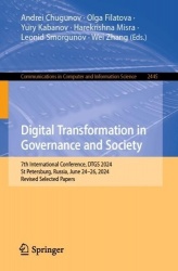 Digital Transformation in Governance and Society : 7th International Conference, DTGS 2024, St Petersburg, Russia, June