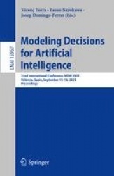 Modeling Decisions for Artificial Intelligence - 22nd International Conference, MDAI 2025, València, Spain, September 15–18, 202