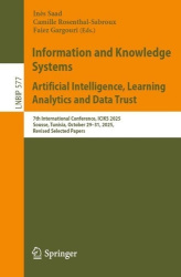 Information and Knowledge Systems. Artificial Intelligence, Learning Analytics and Data Trust - 7th International Conference, IC