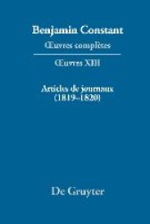 Articles de journaux (1819-1820)