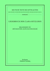 Das Liederbuch der Clara Hätzlerin