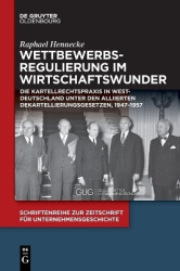 Wettbewerbsregulierung im Wirtschaftswunder