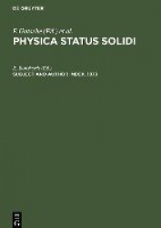 Subject and Author Index, 1978 - Physica status solidi (b), Volumes 85 to 90. Physica status solidi (a), Volumes 45 to 50