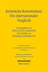 Juristische Kommentare: Ein internationaler Vergleich