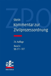 Kommentar zur Zivilprozessordnung - Band 4: §§ 271-327