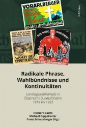 Radikale Phrase, Wahlbundnisse und Kontinuitaten - Landtagswahlkampfe in Osterreichs Bundeslandern 1919 bis 1932