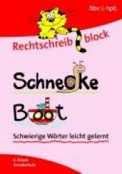 Rechtschreibblock 2. Klasse - Schnecke