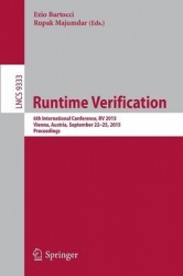 Runtime Verification - 6th International Conference, RV 2015, Vienna, Austria, September 22-25, 2015. Proceedings