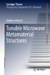 Tunable Microwave Metamaterial Structures