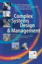 Complex Systems Design & Management - Proceedings of the Fifth International Conference on Complex Systems Design & Management C