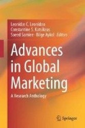 Advances in Global Marketing - A Research Anthology