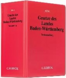 Gesetze des Landes Baden-Württemberg (mit Fortsetzungsnotierung). Inkl. 159. Ergänzungslieferung