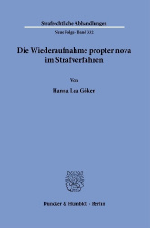 Die Wiederaufnahme propter nova im Strafverfahren