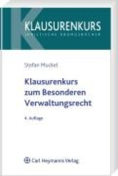 Klausurenkurs zum Besonderen Verwaltungsrecht