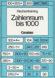 Rechentraining. Zahlenraum bis 1000