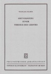 Grundlegung Einer Theorie Des Geistes