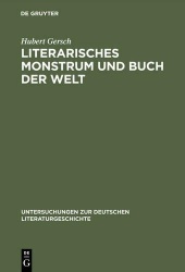 Literarisches Monstrum und Buch der Welt - Grimmelshausens Titelbild zum »Simplicissimus Teutsch«