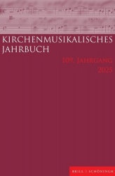 Kirchenmusikalisches Jahrbuch 109. Jahrgang 2025