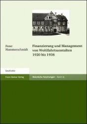 Finanzierung Und Management Von Wohlfahrtsanstalten 1920 Bis 1936