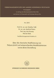 Über die chemische Modifizierung von Polyacrylnitril und entsprechenden Modellsubstanzen sowie deren Darstellung