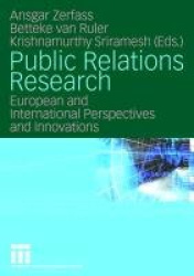 Public Relations Research - European and International Perspectives and Innovations