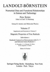 Radicals Centered on Heteroatoms with Z > 7 and Selected Anion Radicals I / Heteroatomzentrierte (Z > 7) Radikale und ausgewählt