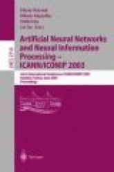Artificial Neural Networks and Neural Information Processing — ICANN/ICONIP 2003 - Joint International Conference ICANN/ICONIP 2