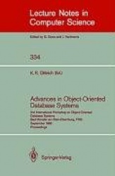 Advances in Object-Oriented Database Systems - 2nd International Workshop on Object-Oriented Database Systems, Bad Münster am St