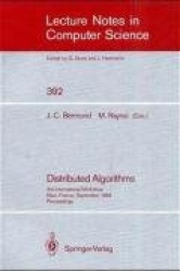 Distributed Algorithms - 3rd International Workshop, Nice, France, September 26-28, 1989. Proceedings