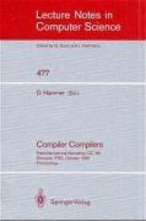 Compiler Compilers - Third International Workshop, CC `90. Schwerin, FRG, October 22-24, 1990. Proceedings