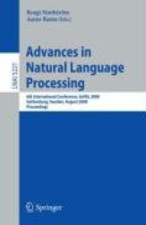 Advances in Natural Language Processing - 6th International Conference, GoTAL 2008, Gothenburg, Sweden, August 25-27, 2008, Proc