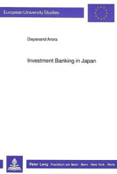 Investment Banking in Japan - Retrospect and Prospects