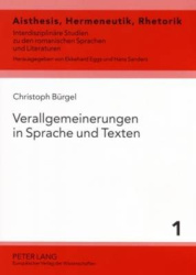 Verallgemeinerungen in Sprache Und Texten - Generalisierung, Globalisierung, Konzeptualisierung Im Franzoesischen