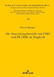 Die Anwendungsbereiche Von Cisg Und PR Cesl Im Vergleich