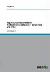 Regulierungsinstrumente im Telekommunikationssektor - Darstellung und Kritik