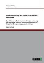 Implementierung des Balanced Scorecard Konzeptes - Grundsatzliche Anforderungen an die Implementierung und Analyse des niedrigen