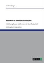 Vertrauen in Den Abschlussprufer
