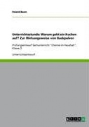Unterrichtsstunde: Warum geht ein Kuchen auf? Zur Wirkungsweise von Backpulver