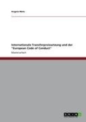 Internationale Transferpreissetzung und der 